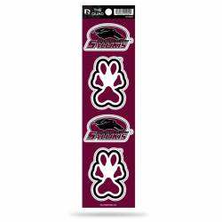 Southern Illinois University Salukis - Set Of 4 Quad Sticker Sheet