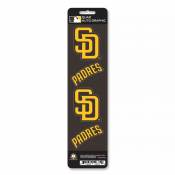 San Diego Padres 2020 Logo - Set Of 4 Quad Sticker Sheet