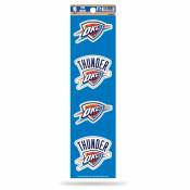 Oklahoma City Thunder - Set Of 4 Quad Sticker Sheet