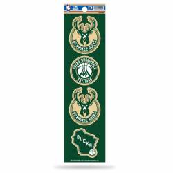 Milwaukee Bucks - Set Of 4 Quad Sticker Sheet