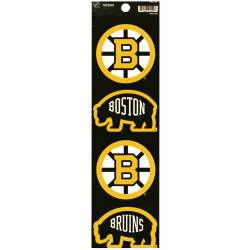 Boston Bruins 2025 Logo - Set Of 4 Quad Sticker Sheet