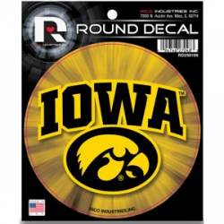 University Of Iowa Hawkeyes - Round Sticker