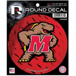 University Of Maryland Terrapins - Round Sticker