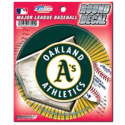 Oakland Athletics - Round Sticker