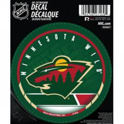  NHL Minnesota Wild Logo Automotive Car Window Locker Bumper  Sticker