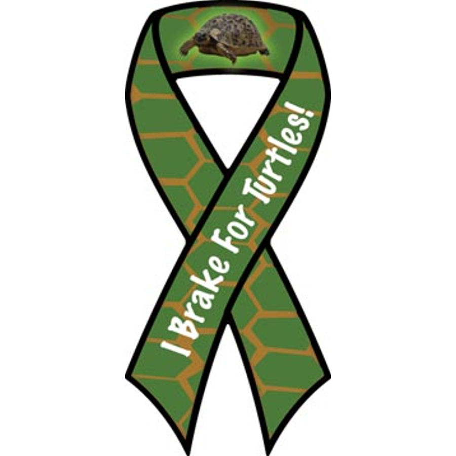 I Brake For Turtles - Ribbon Magnet