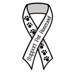 Support Pet Rescues - Ribbon Magnet