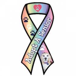 Adopt A Senior - Ribbon Magnet