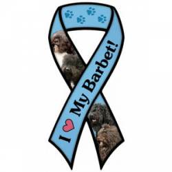 I Love My Barbet - Ribbon  Magnet