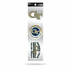 Georgia Tech Yellow Jackets Logo - Sheet Of 3 Triple Spirit Stickers