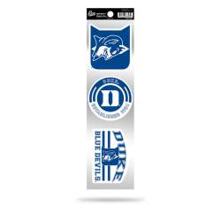 Duke Blue Devils Logo - Sheet Of 3 Triple Spirit Stickers