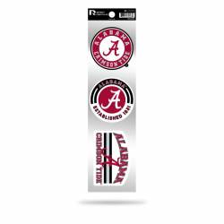 University of Alabama Crimson Tide Logo - Sheet Of 3 Triple Spirit Stickers