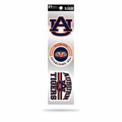 Auburn University Tigers Logo - Sheet Of 3 Triple Spirit Stickers