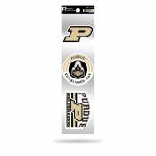 Purdue University Boilermakers Logo - Sheet Of 3 Triple Spirit Stickers