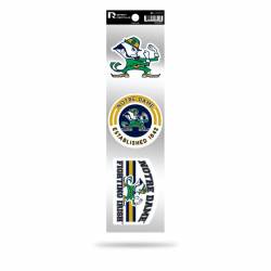 University Of Notre Dame Fighting Irish Logo - Sheet Of 3 Triple Spirit Stickers