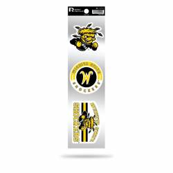 Wichita State University Shockers Logo - Sheet Of 3 Triple Spirit Stickers