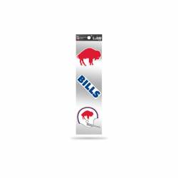 Buffalo Bills Retro Vintage Logo - Sheet Of 3 Triple Spirit Stickers