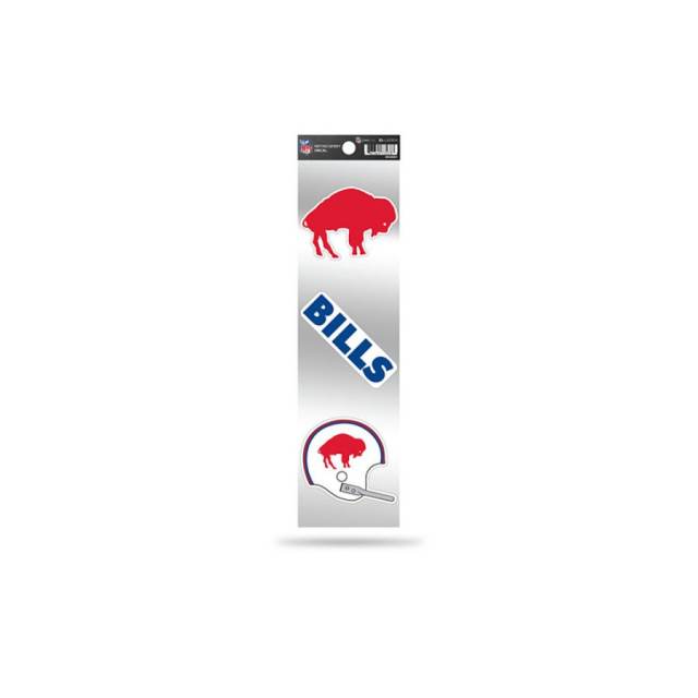 Buffalo Bills Retro Vintage Logo - Sheet Of 3 Triple Spirit Stickers