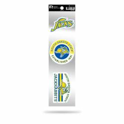 South Dakota State University Jackrabbits Logo - Sheet Of 3 Triple Spirit Stickers