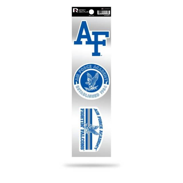 Air Force Academy Falcons Logo - Sheet Of 3 Triple Spirit Stickers