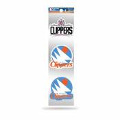 Los Angeles Clippers Retro Logo - Sheet Of 3 Triple Spirit Stickers