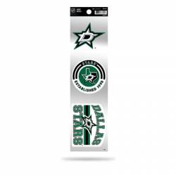 Dallas Stars Retro Vintage Logo - Sheet Of 3 Triple Spirit Stickers