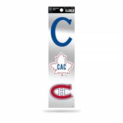 Montreal Canadiens Retro Vintage Logo - Sheet Of 3 Triple Spirit Stickers