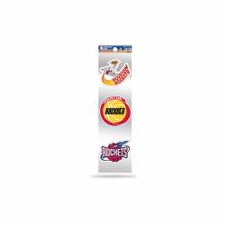 Houston Rockets Retro Vintage Logo - Sheet Of 3 Triple Spirit Stickers