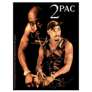 TuPac Double Shot - Vinyl Sticker