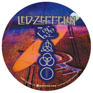 Sticker Led Zeplin Led Zeppelin Purple Crop Circle - Vinyl Sticker at Sticker Shoppe