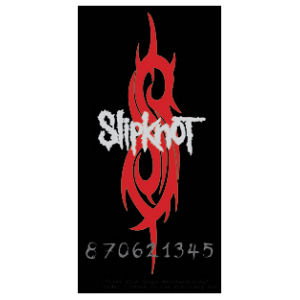 slipknot logo with red s vinyl sticker at sticker shoppe