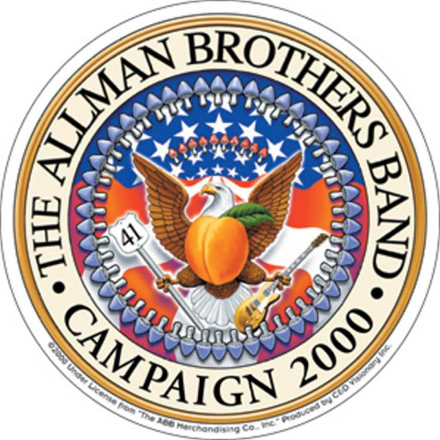 The Allman Brothers Band Campaign Seal 2004 - Vinyl Sticker at