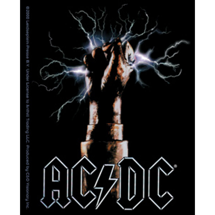 AC/DC Fist - Vinyl Sticker at Sticker Shoppe