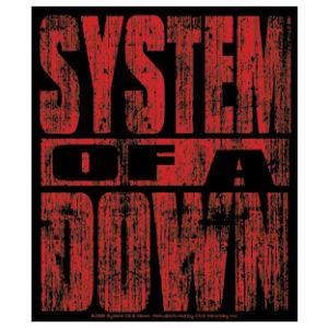 System Of A Down Distressed - Vinyl Sticker