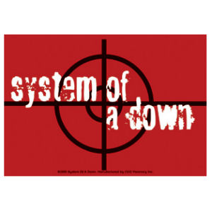 System Of A Down Target - Vinyl Sticker