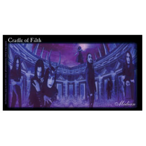 Cradle Of Filth Purple Band - Vinyl Sticker