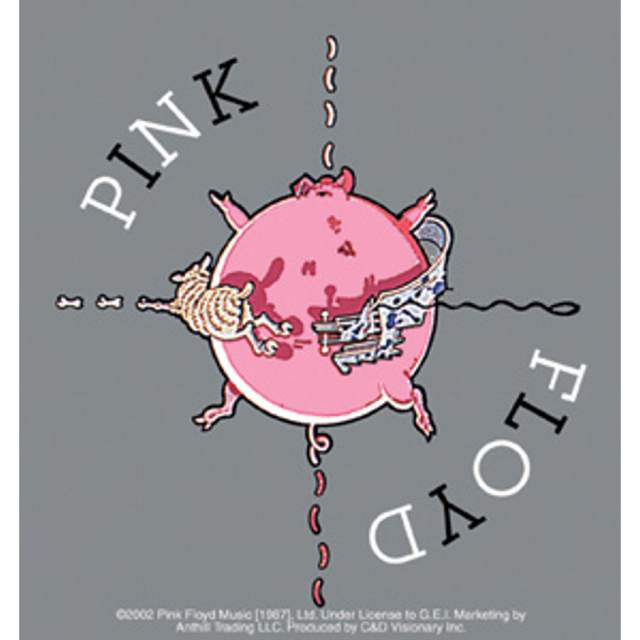Pink Floyd Pig - Vinyl Sticker