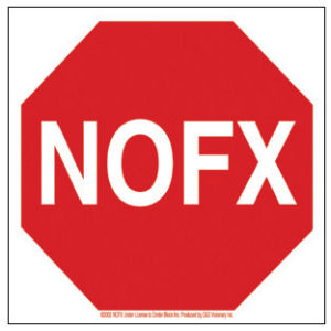NOFX Stop Sign - Vinyl Sticker at Sticker Shoppe