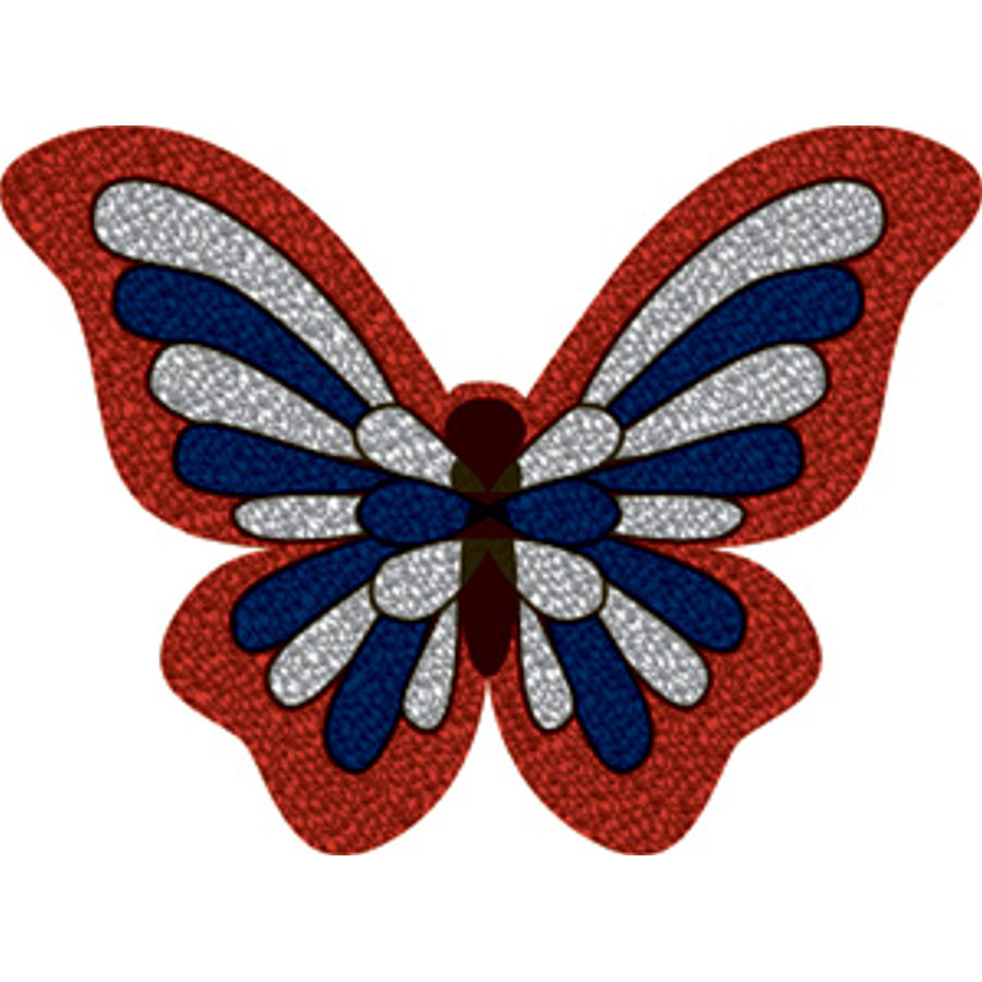 Butterfly American - Vinyl Sticker