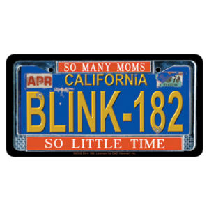 Blink 182 License Plate - Vinyl Sticker