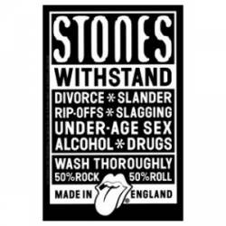 The Rolling Stones Withstand - Vinyl Sticker