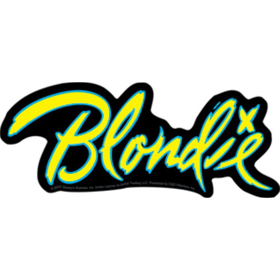 Blondie Logo - Vinyl Sticker at Sticker Shoppe