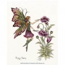 Amy Brown Poppies - Vinyl Sticker