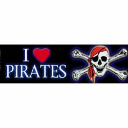 Pirates I Love Pirates - Vinyl Sticker