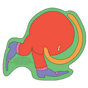 The Beatles Yellow Submarine Curly - Sticker