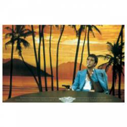 Scarface Sunset - Vinyl Sticker
