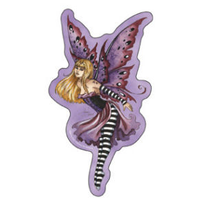Amy Brown Purple Fairy - Vinyl Sticker