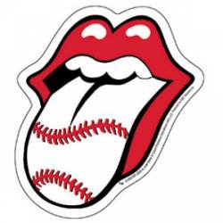 The Rolling Stones Baseball Tongue - Vinyl Sticker