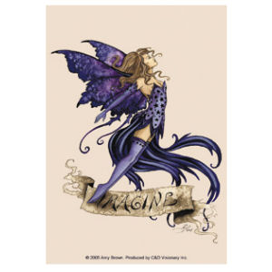 Amy Brown Imagine - Vinyl Sticker