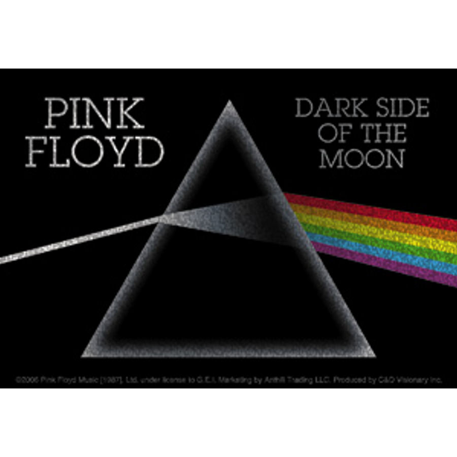 Pink Floyd T.D.S.O.M. - Glitter Vinyl Sticker